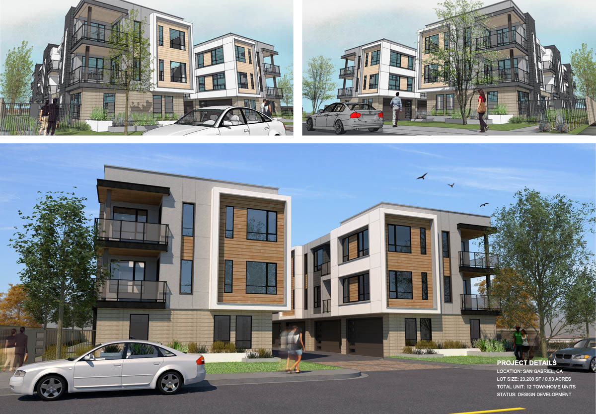 12 Unit 3-Story Townhome, San Gabriel